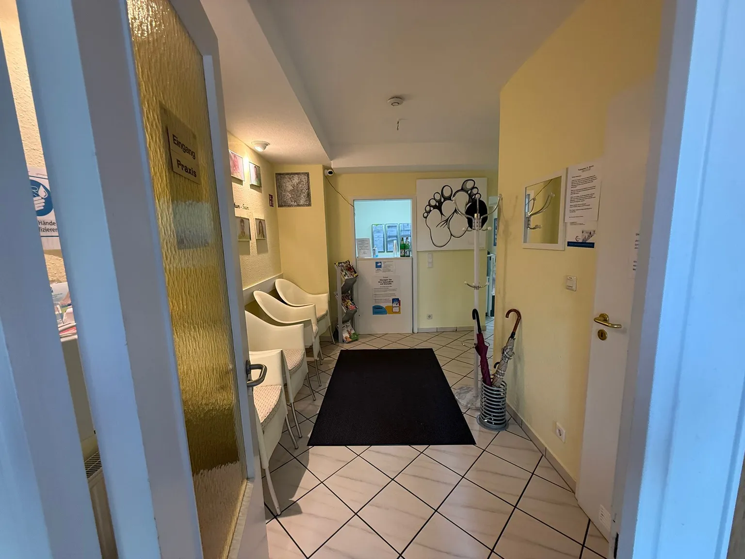 Podologikum Mauritz - Standort Münster - Empfangsbereich