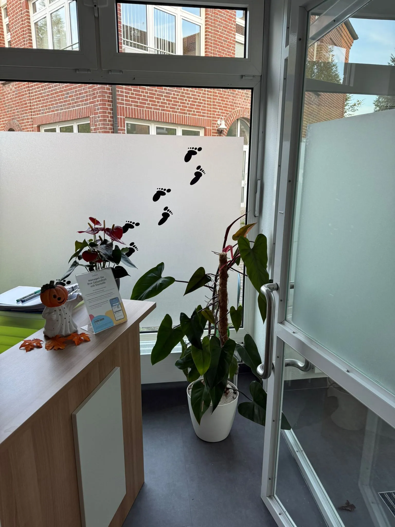 Podologikum Mauritz - Standort Telgte - Empfangsbereich