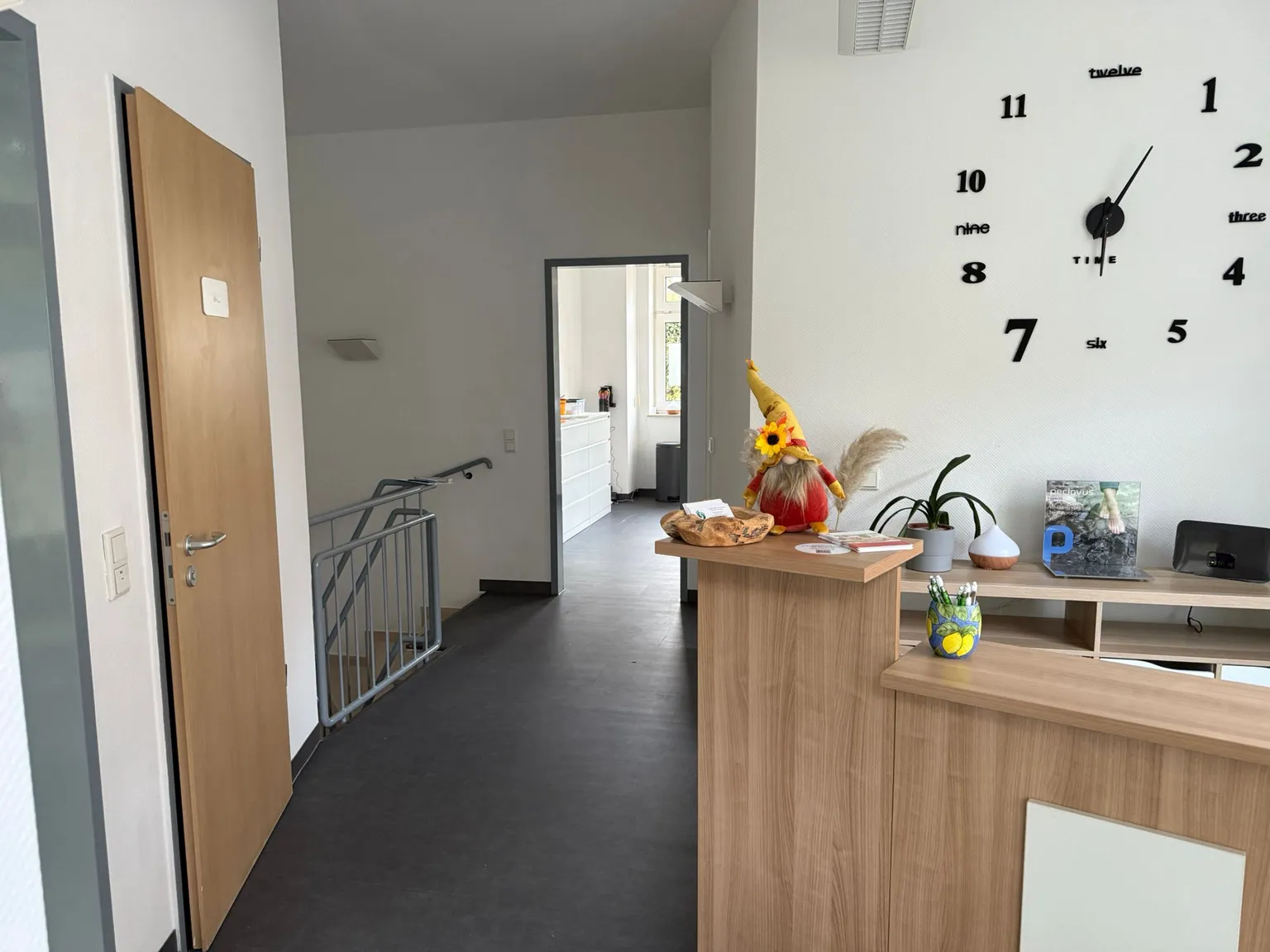 Podologikum Mauritz - Standort Telgte - Empfangsbereich - Flur