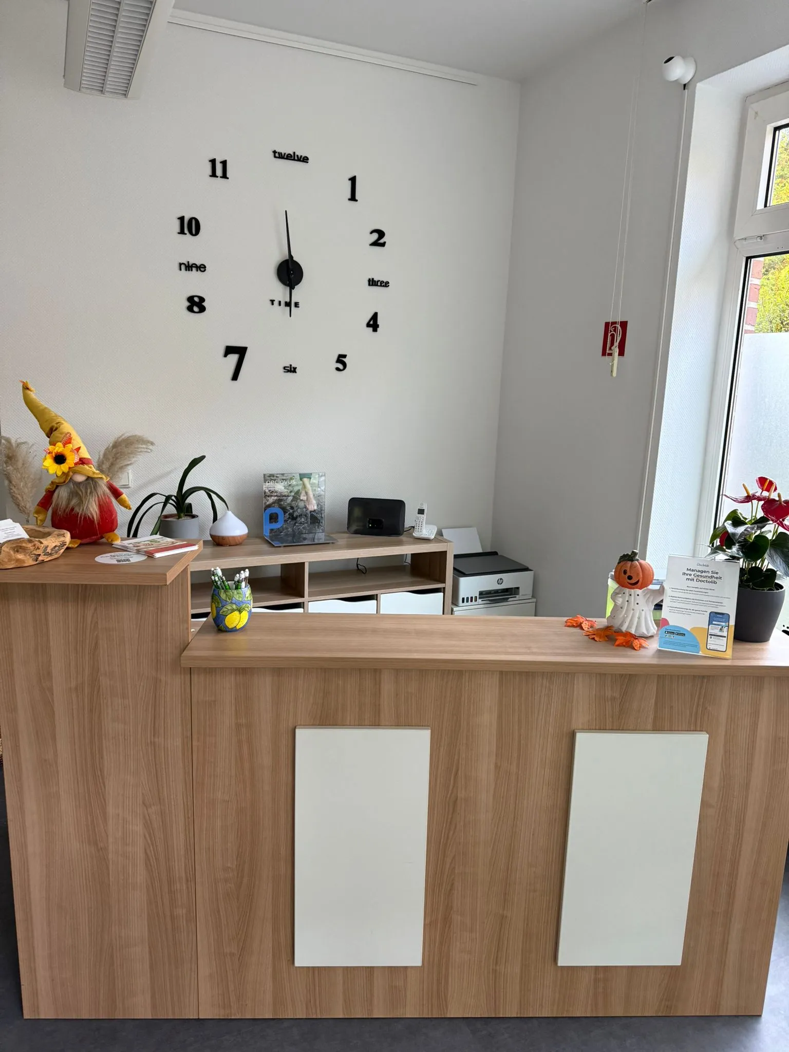 Podologikum Mauritz - Standort Telgte - Empfangsbereich